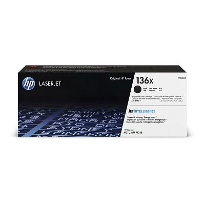 Картридж лазерный HP LaserJet 136X W1360X черный оригинальный повышенной емкости