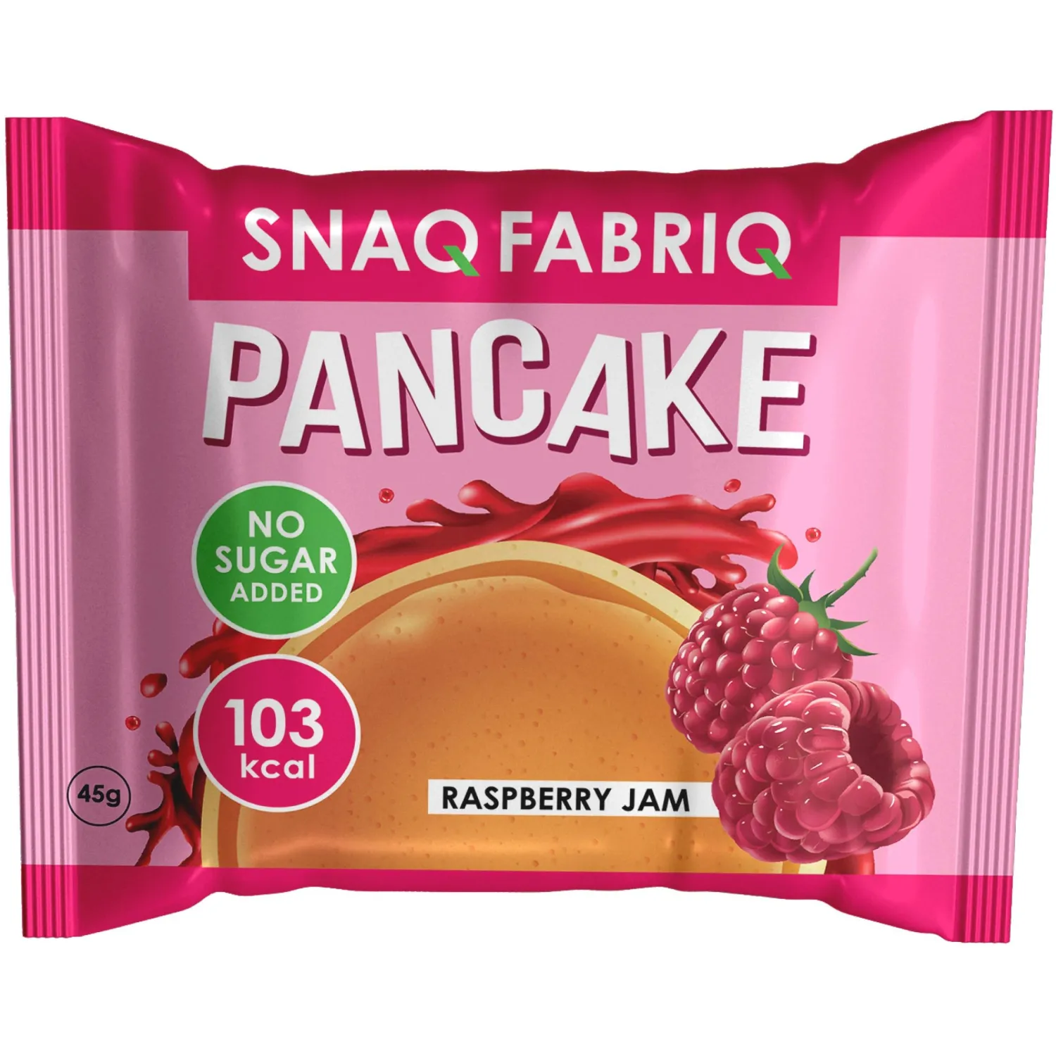 Печенье панкейк Snaq Fabriq с начинкой малиновый джем 45 г