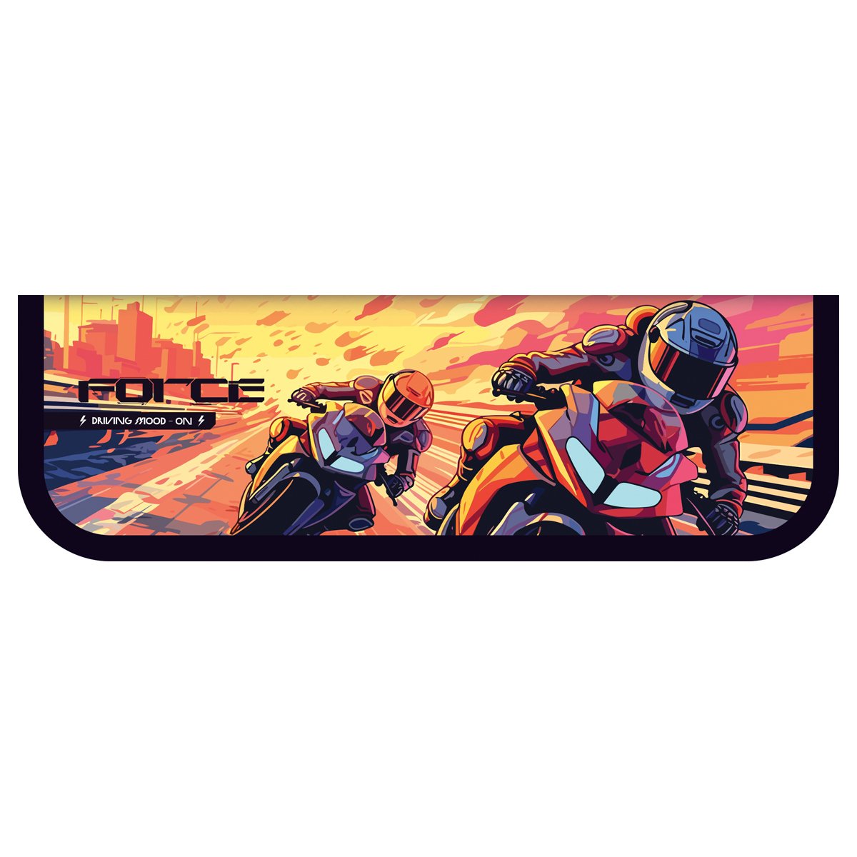 превью Пенал 1 отделение, 190×60 ArtSpace «Moto», ламинированный картон