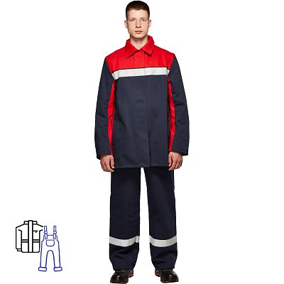Костюм сварщика Арсенал 100% х/б 450г/м2 (модель КС05) (р.44-46)182-188
