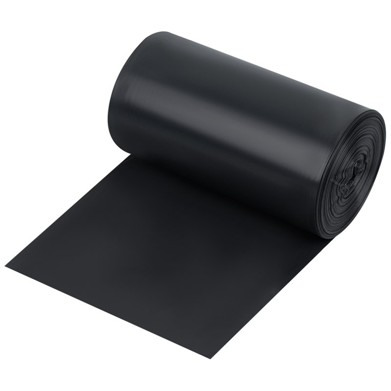 Мешки для мусора 120л OfficeClean ПВД, 65×100см, 30мкм, 25шт., черные, в рулоне