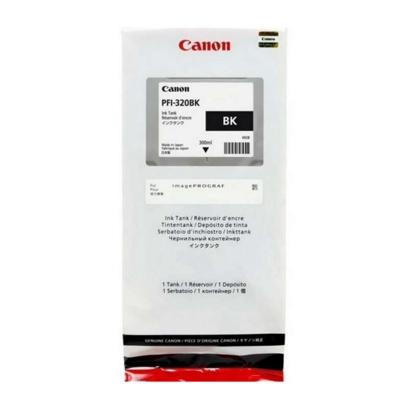 превью Картридж струйный Canon PFI-320BK 2890C001 черный оригинальный