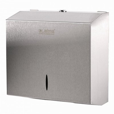 Диспенсер для полотенец LAIMA PROFESSIONAL INOX, (Система H3), V (ZZ), нержавеющая сталь, матовый, 605696