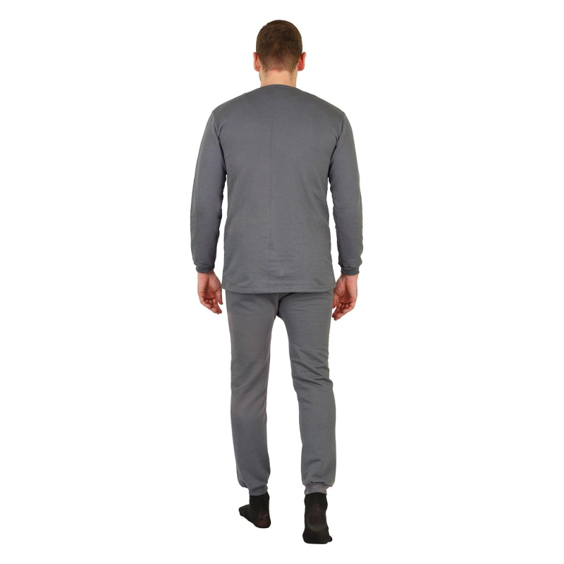 Белье нательное трикотаж зимнее цв. серый (р.56-58)р.170-176