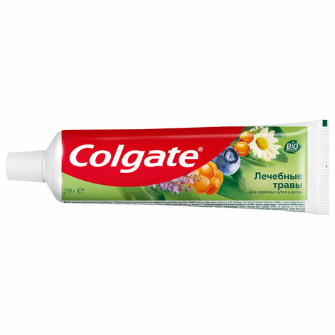 Зубная паста 150мл COLGATE «Лечебные травы», отбеливающа, сфторидом и кальцием, ш/к 3