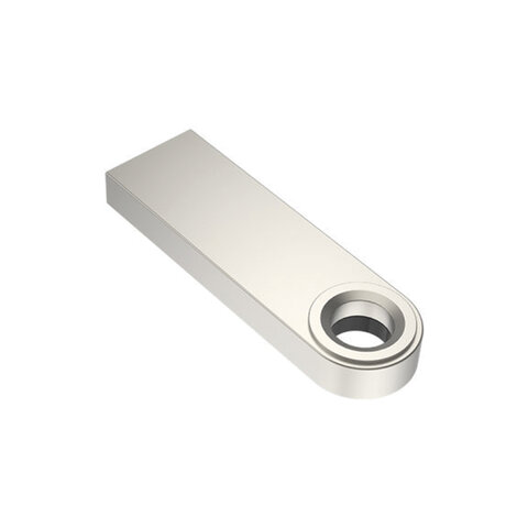 Флеш-диск 64 GB NETAC U278, USB 2.0, металлический корпус, серебристый/черный-20PN