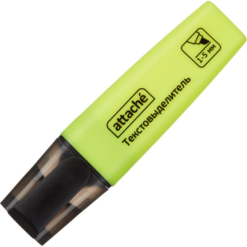 Текстовыделитель Attache Colored желтый (толщина линии 1-5 мм)