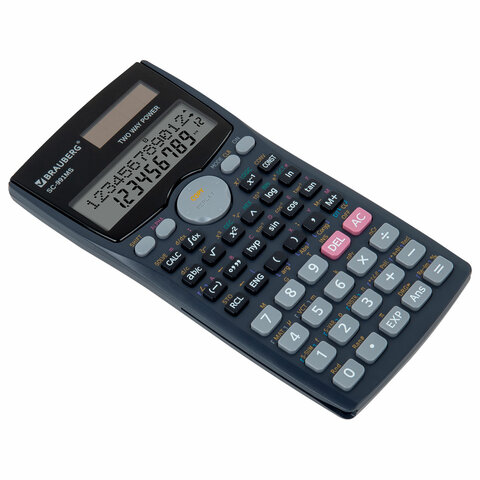 Калькулятор инженерный BRAUBERG SC-991MS (157×82 мм)401 функция10+2 разрядовдвойное питание271724