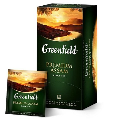 Чай Greenfield Premium Assam черный (250пакетиков)