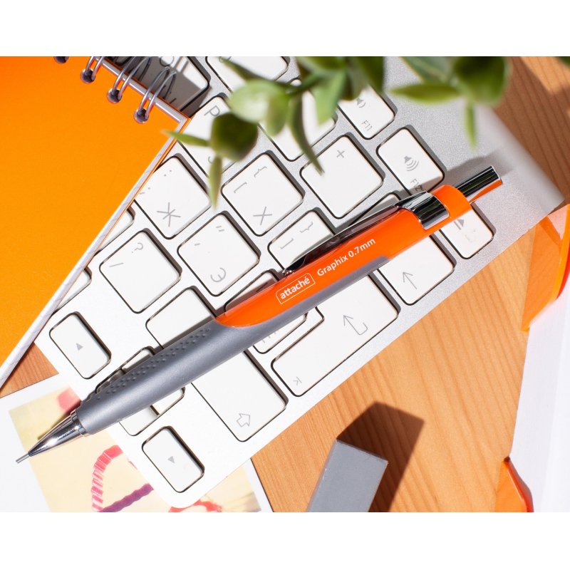 Карандаш механический Attache Graphix 0.7 мм с ластиком