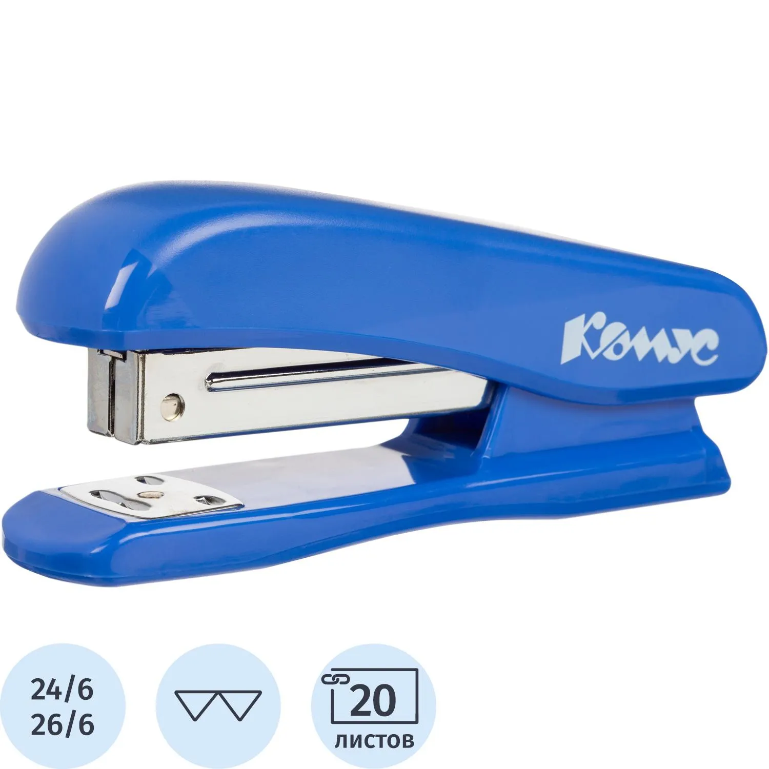 превью Степлер Комус Secundo(№24/6) 8224 синий до 20л
