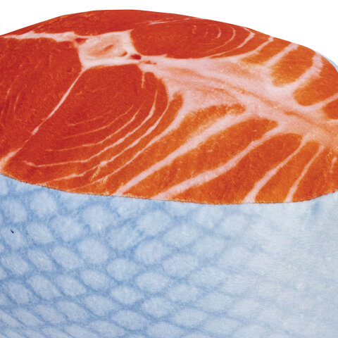 Игрушка мягкая «СТЕЙК ЛОСОСЯ», ткань вельбоа, 32×22 см, WOOZOO (ВУЗУ)