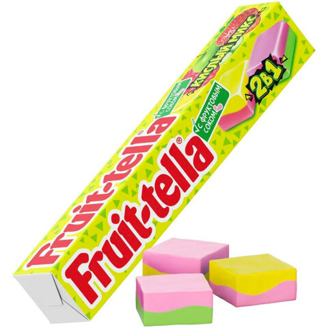 Жевательная конфета FRUITTELLA «Кислый Микс» 2в141 гш/к 17596