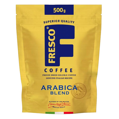 превью Кофе растворимый FRESCO «Arabica Blend»сублимированный500 гмягкая упаковка