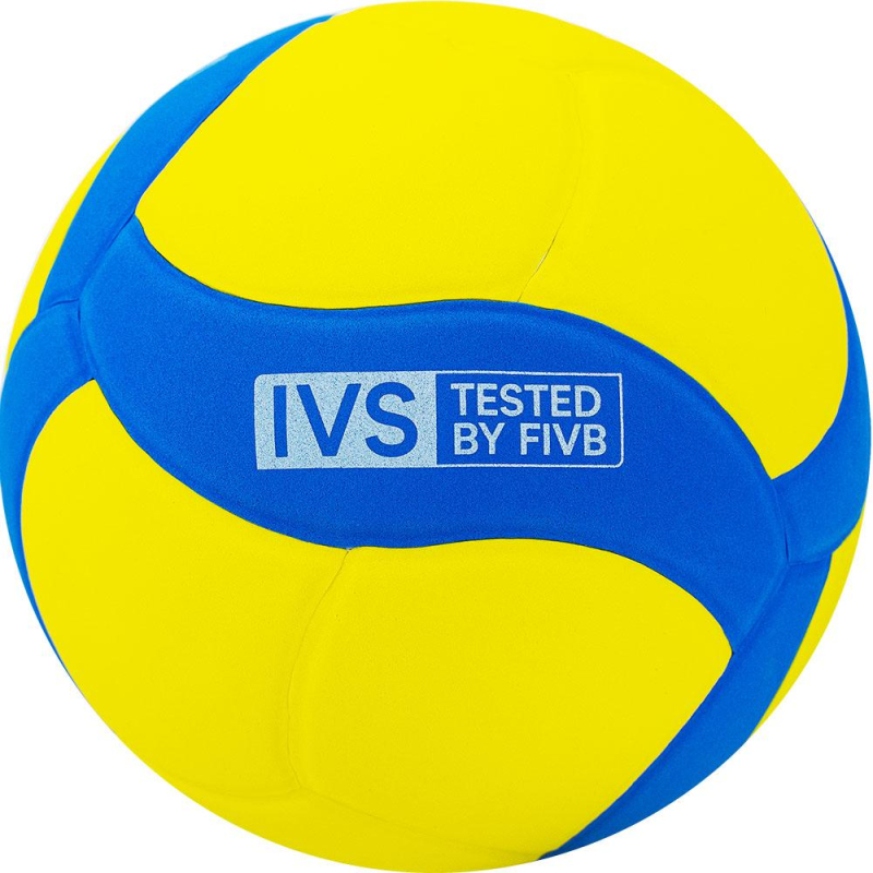 Мяч волейб. трен. MIKASA VS170W-Y-BL, р. 5 облегченный FIVB желто-синий
