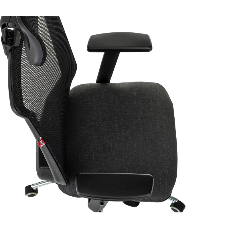 Кресло VB_EChair 663 TC-H/SL черный TW-01 38-418 сетка/ткань