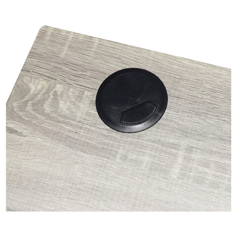 Стол на металлокаркасе BRABIX «LOFT CD-006», 1200×500х730 мм, 2 полки, цвет дуб антик