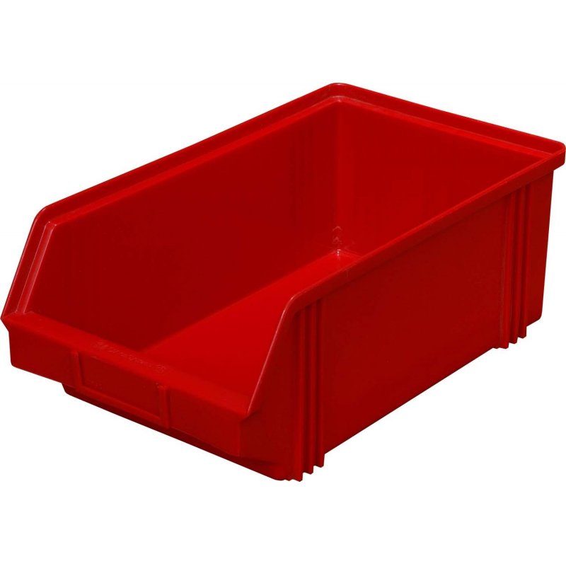 превью Ящик (лоток) универсальный полипропиленовый 400×230×150 мм красный
