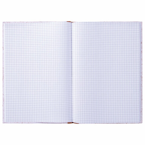 Книга учета 96 л., клетка, твердая, крафт, блок офсет, А4 (210×265 мм), STAFF, 130215