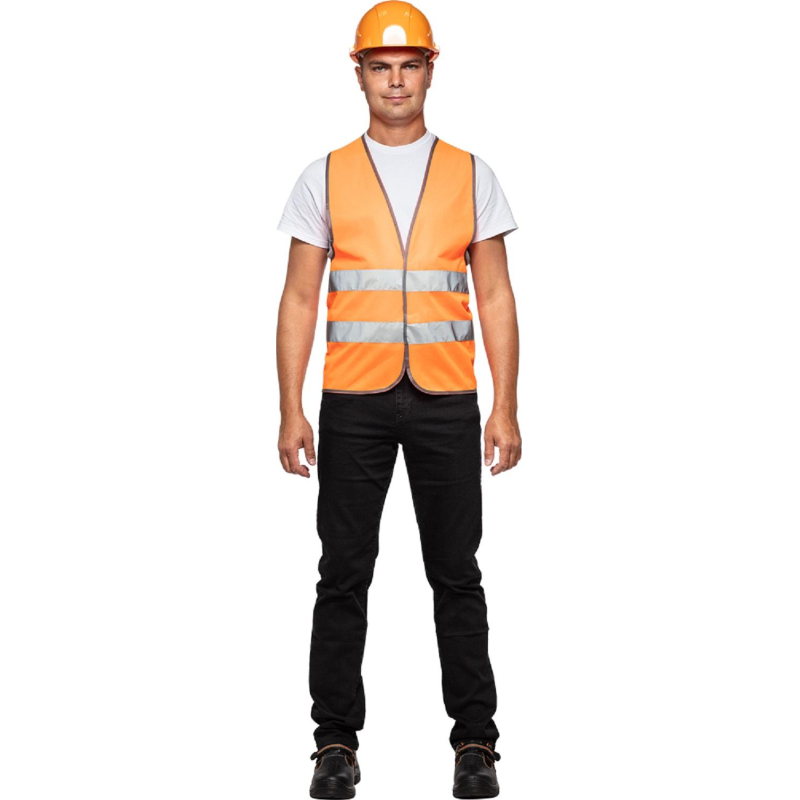 Жилет сигнальный, Тип 1Е, цв. оранж. (р. XS-M/40-46)