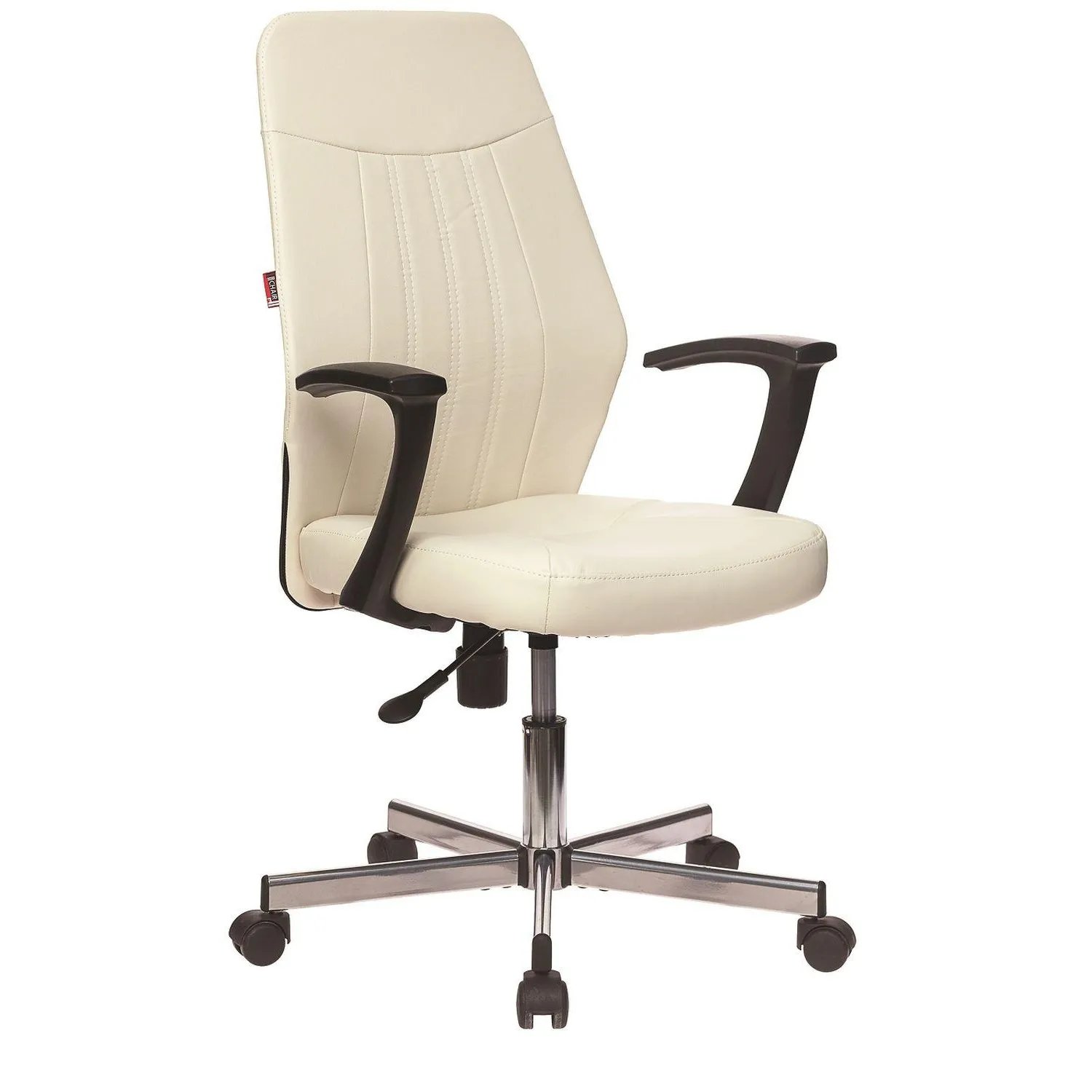Кресло офисное Easy Chair 224 DSL PPU бежевое (экокожа, металл)