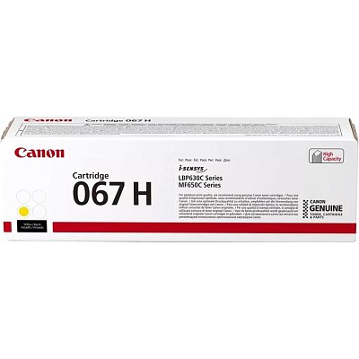 Тонер-картридж Canon CRG 067 H Y (5103C002)