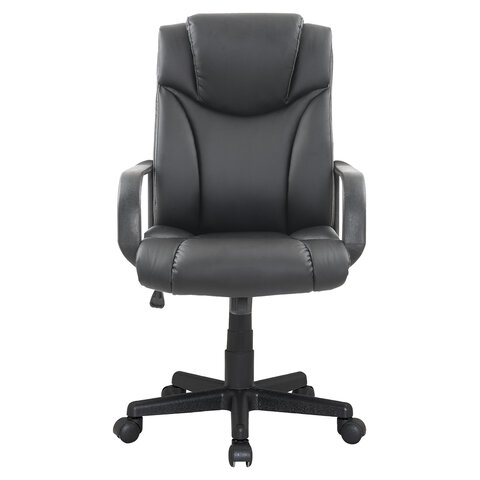 Кресло офисное BRABIX «Relax MS-001»4 массажных модуляэкокожачерное532519