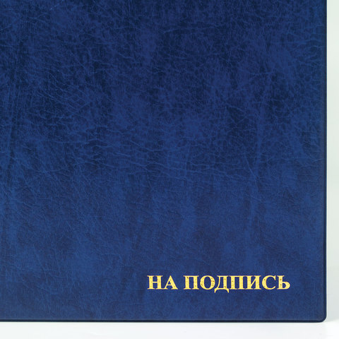Папка На подпись синяя