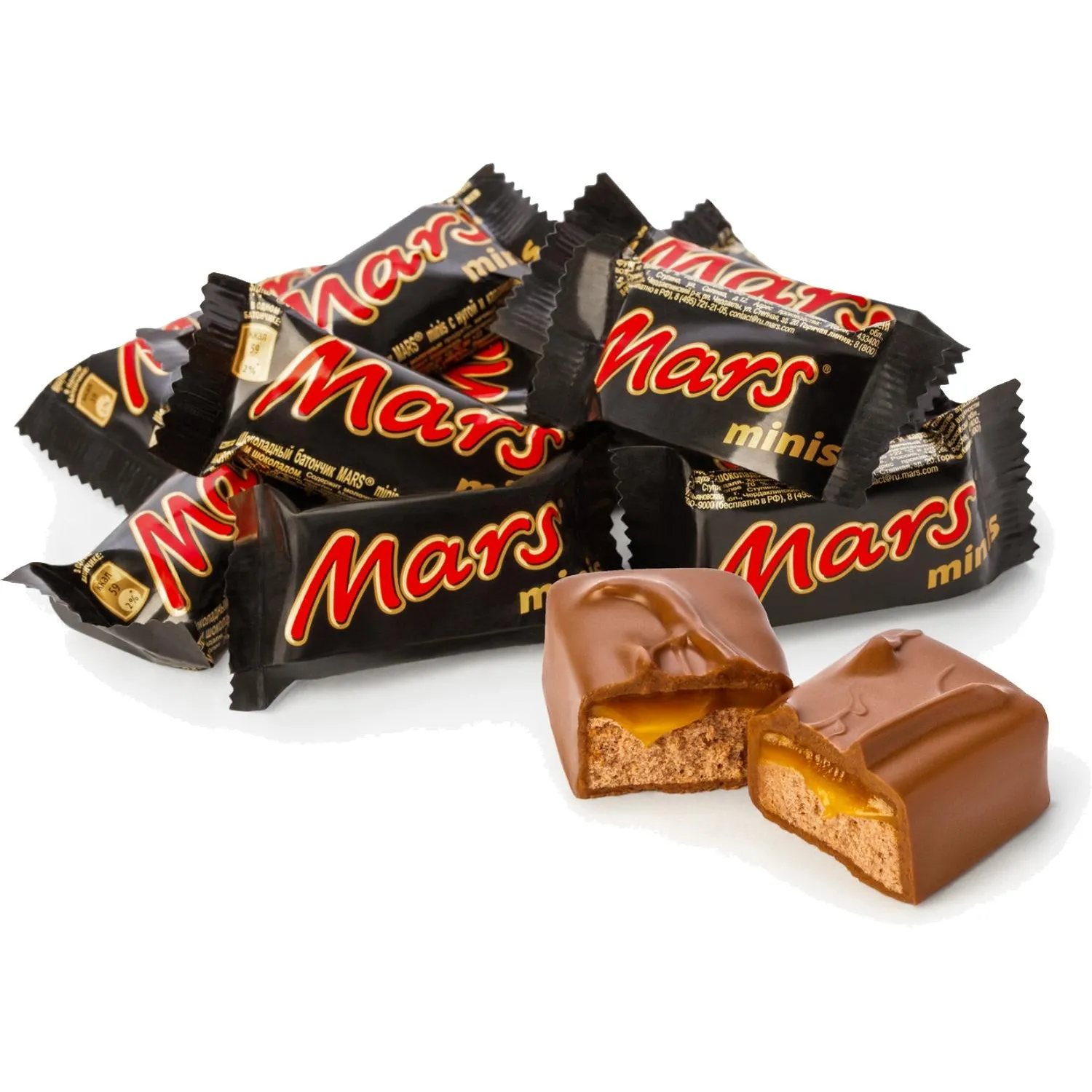 Шоколадный батончик Mars minis 2.7 кг