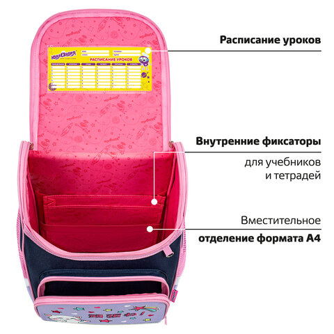 Ранец ЮНЛАНДИЯ WISE, 1 отделение, 3 кармана, устойчивое дно, «Anime hugs», 37×29×15 см