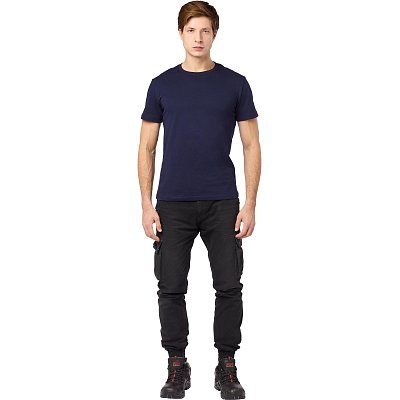 Футболка (160 г. ) с кор. рукавом синяя 5XL(ЗД594075)