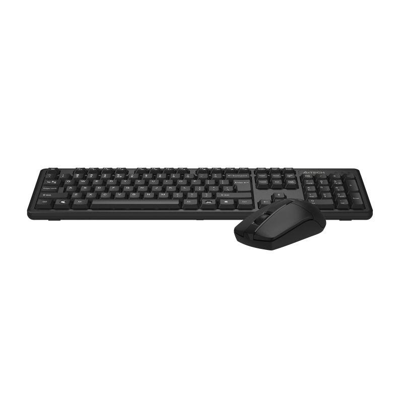 Набор клавиатура+мышь A4Tech (3330N) клав:черный мышь:черный USB беспроводн