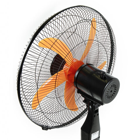Вентилятор напольный, 3 режима, SONNEN, TF-50W-45-А304, d=45 см, 50 Вт, черный, 454789