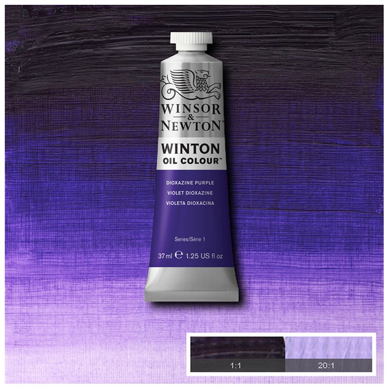 Краска масляная художественная Winsor&Newton «Winton», 37мл, туба, пурпурный диоксазин