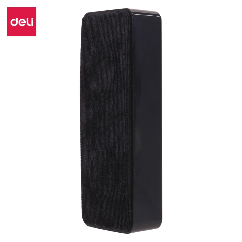 Губка-стиратель для досок Deli Universal E7834 12×4.5×2.5см черный
