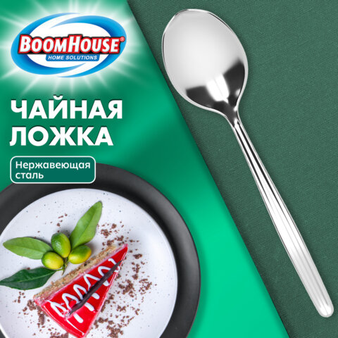 Ложка чайная CLASSIC, 1 шт., нержавеющая сталь, серебристая, BOOMHOUSE (БУМХАУС)