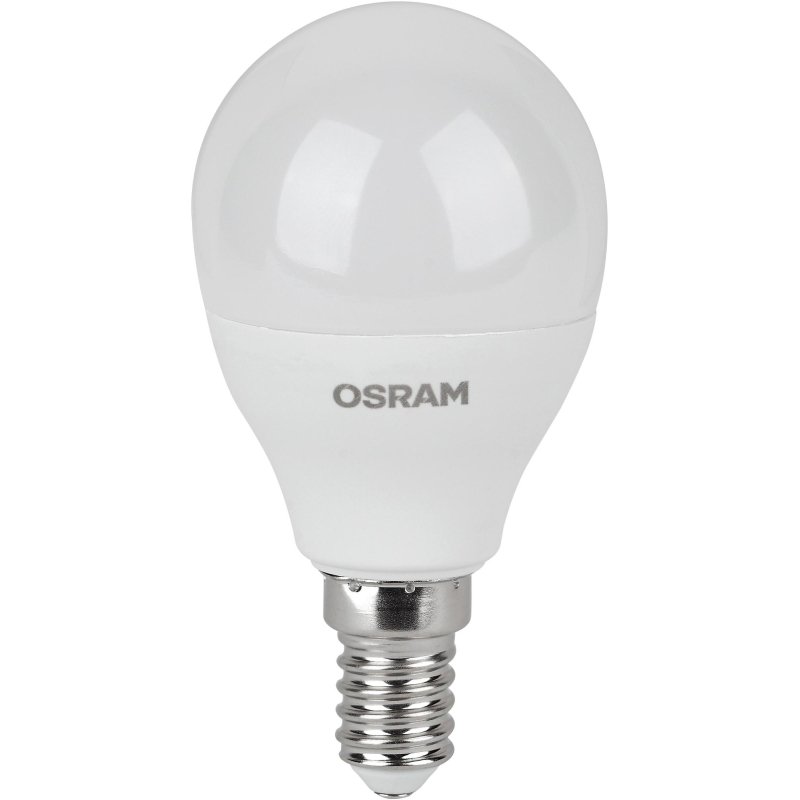 Лампа светодиодная OSRAM LVCLP75 10SW/830 230V E14 FS1