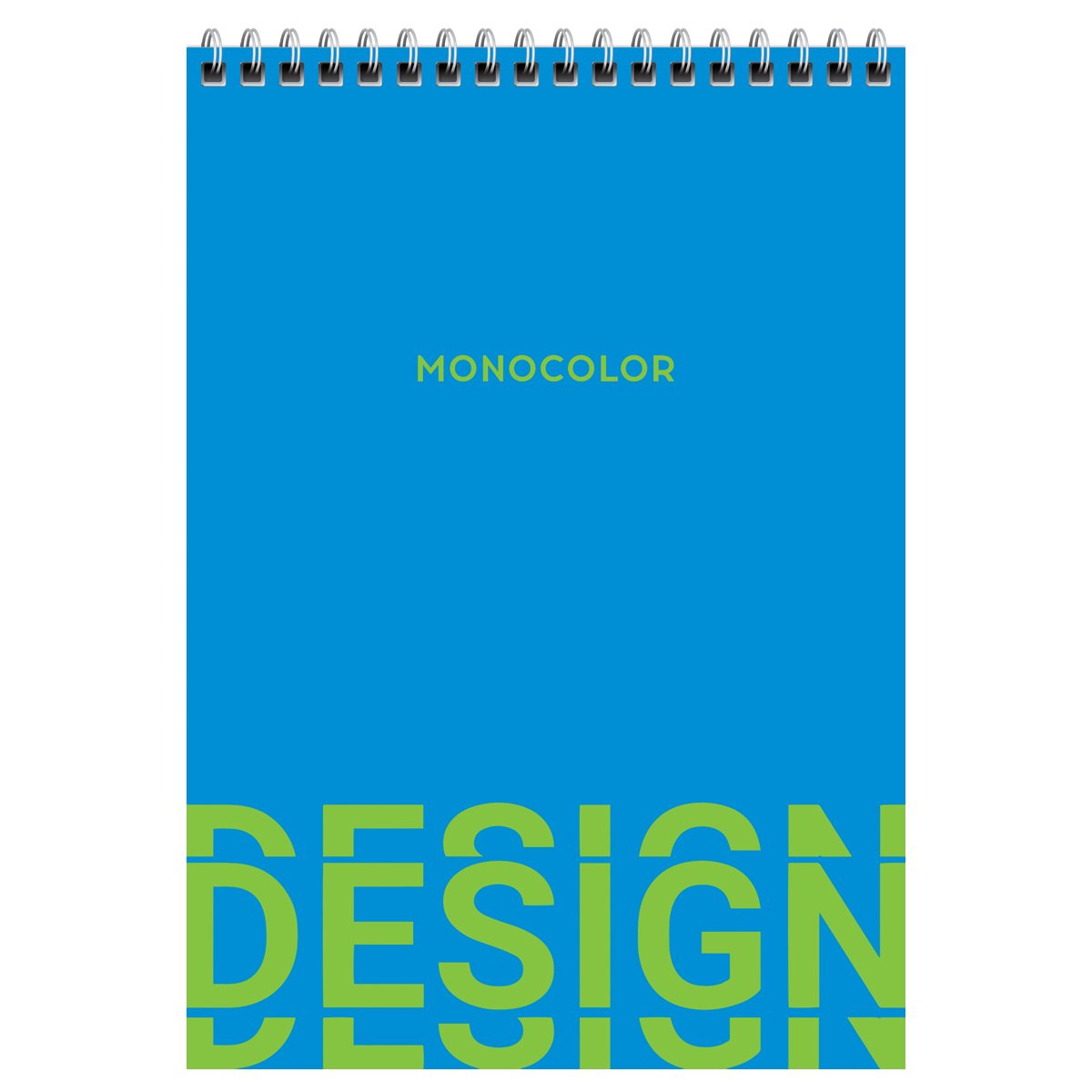 Блокнот А5 80л. на гребне BG «Mono design», твердая обложка, глянцевая ламинация