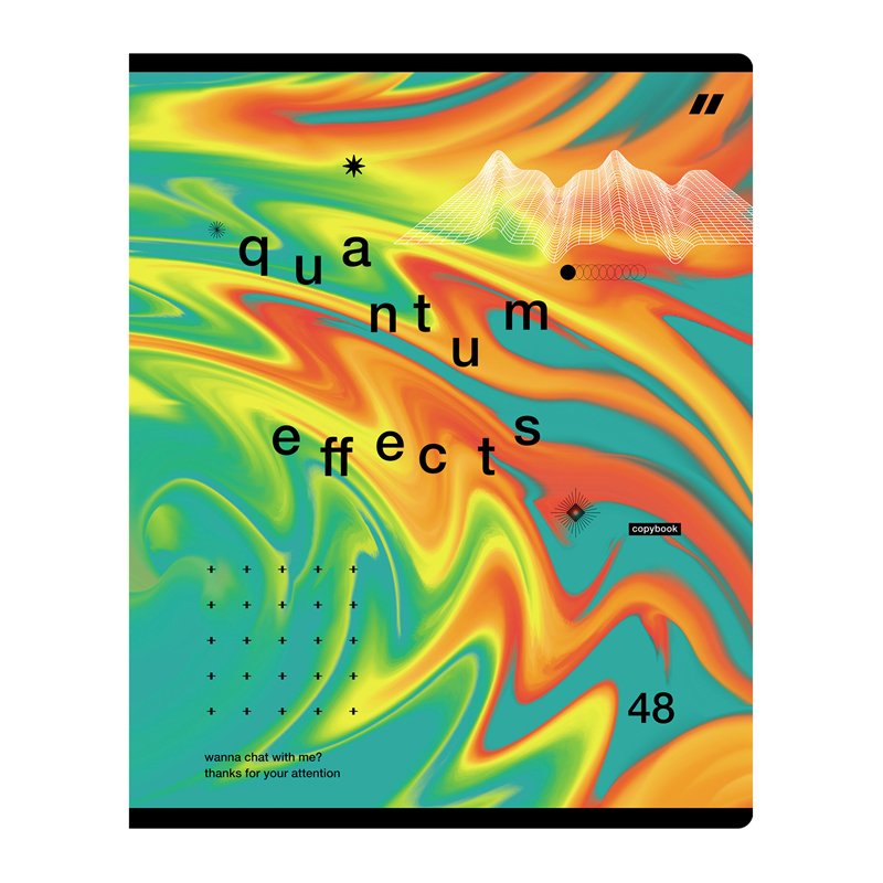 Тетрадь 48л., А5, линия BG «Luminous flux», глянцевая ламинация