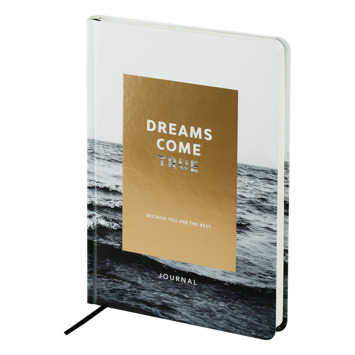 Ежедневник недатированный A5, 136л., 7БЦ, MESHU «Dreams come true», тон. блок, тиснение фольгой, кругление углов, закладка-ляссе