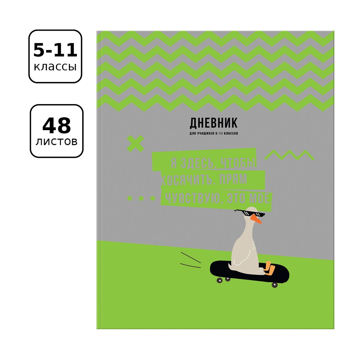 Дневник 5-11 кл. 48л. ЛАЙТ BG «Мое все», матовая ламинация, выб. лак