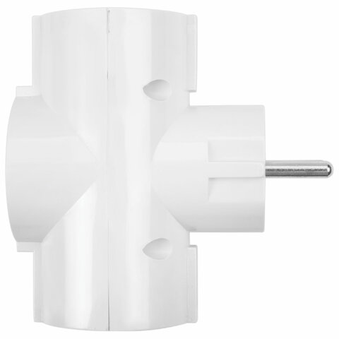 Сетевой переходник SONNEN U-030G, 3 розетки, с заземлением, 16 А, 511441