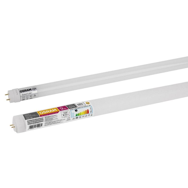 Лампа светодиодная Osram ST8V-0.6M T8 9 Вт G13 4000K 750Лм 220-240 В (4058075709980)