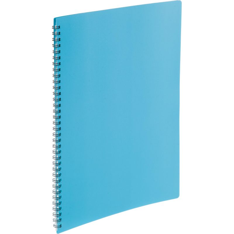 превью Папка файловая на спирали, 40файлов Attache Selection Black&Blue, А4.400мкм
