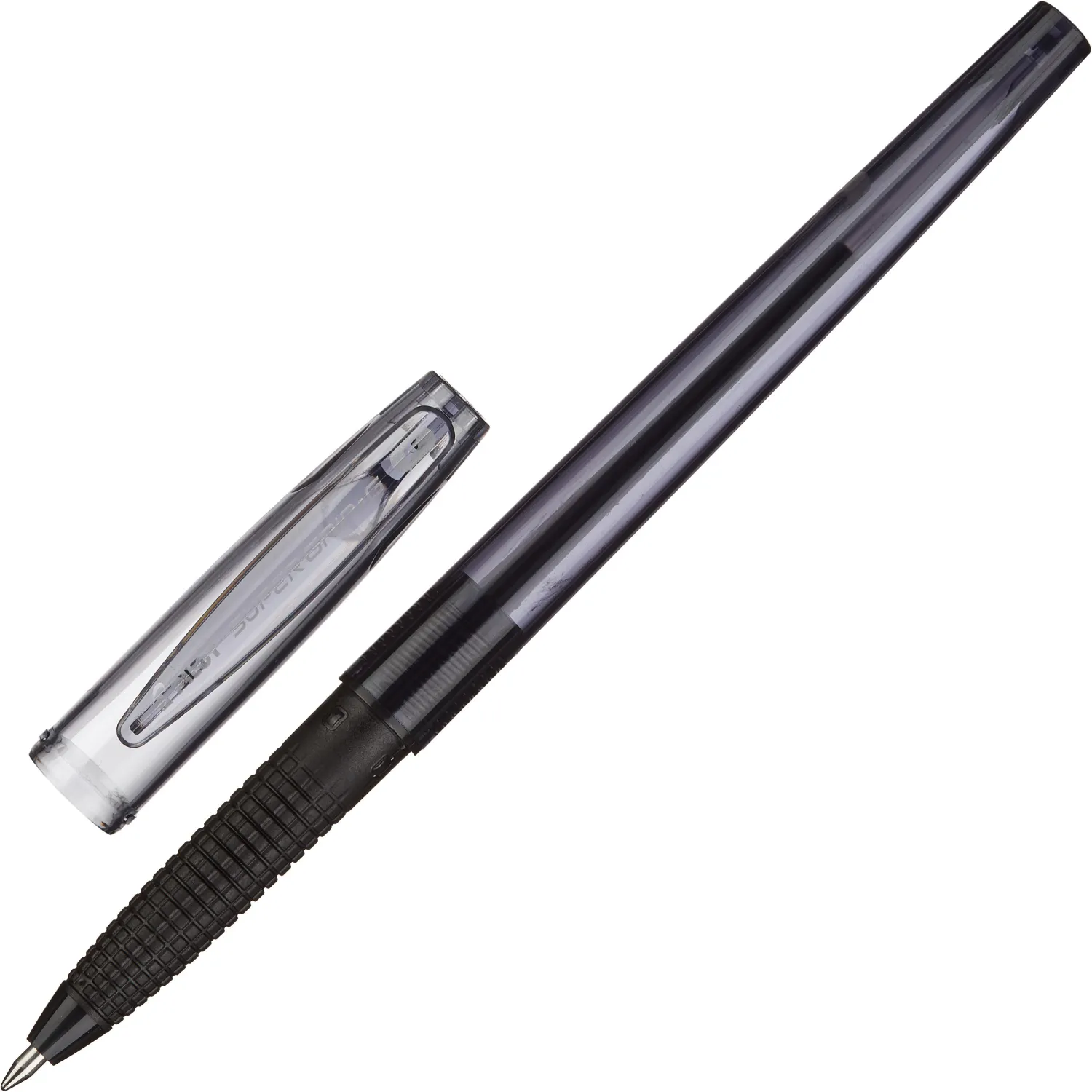 превью Ручка шариковая Pilot Super Grip BPS-GG-F-B черная (толщина линии 0.22 мм)