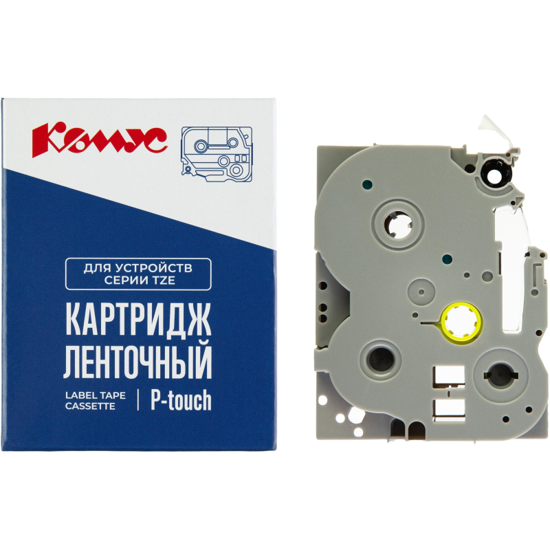 превью Картридж Комус TZE-631(Brother TZE-631 черный на желтом,12мм/8м)