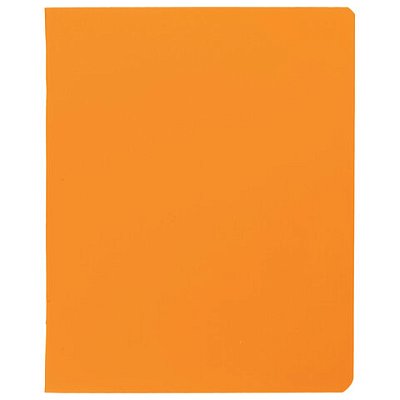 Тетрадь А5 48 л., HATBER, скоба, клетка, Soft-touch ламинация, SoloMatte «Шафран», 092731