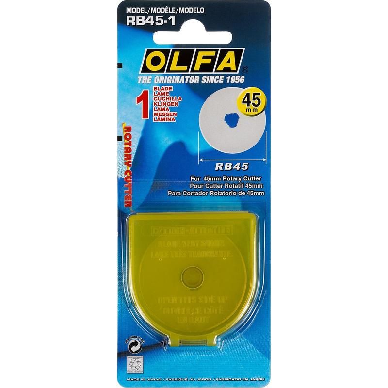 Лезвие сменное для строительных ножей Olfa OL-RB45-1 диаметр 45 мм круглое