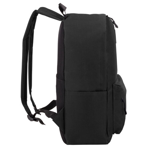 Рюкзак BRAUBERG POSITIVE универсальный, потайной карман, «Black», 42×28х14 см
