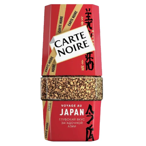 превью Кофе растворимый CARTE NOIRE «Japan» 90 г, стеклянная банка, сублимированный